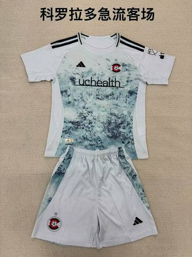 25-26 Colorado Rapids Away Kids Cheap Soccer Jerseys
