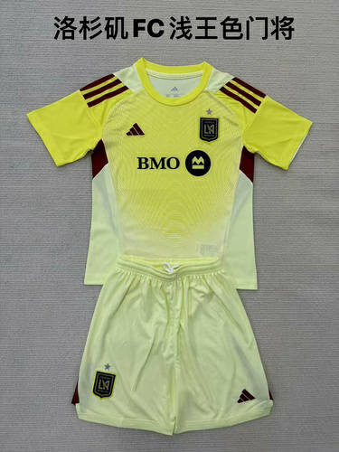 25-26 Los Angeles Goalkeeper Kids Cheap Soccer Jerseys
