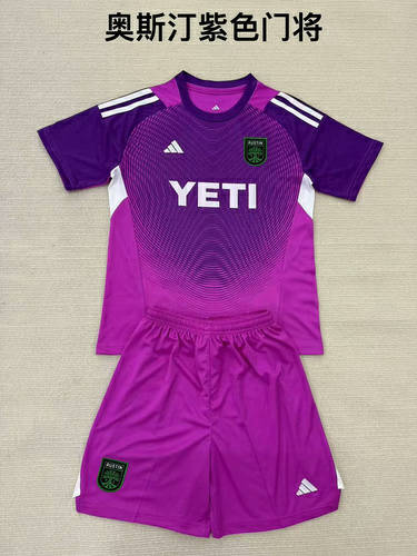 25-26 Austin Goalkeeper Kids Cheap Soccer Jerseys