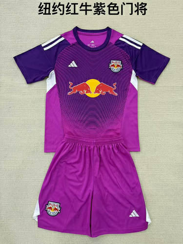 25-26 Real Madrid Goalkeeper Kids Cheap Soccer Jerseys 