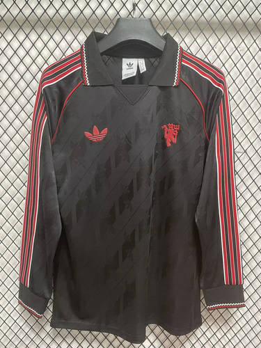 25-26 Man United Long Sleeve Cheap Soccer Jerseys