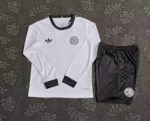 25-26 Germany 125th Anniversary Long Sleeve Kids Cheap Soccer Jerseys