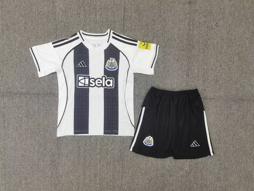 25-26 Newcastle United Home Kids Cheap Soccer Jerseys