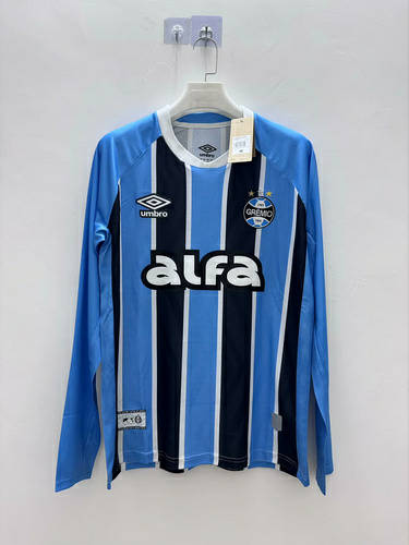 25-26 Gremio Home Long Sleeve Cheap Soccer Jerseys