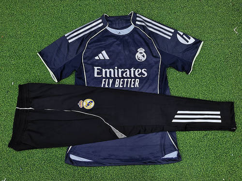 25-26 Real Madrid Away Short Sleeve+Pants