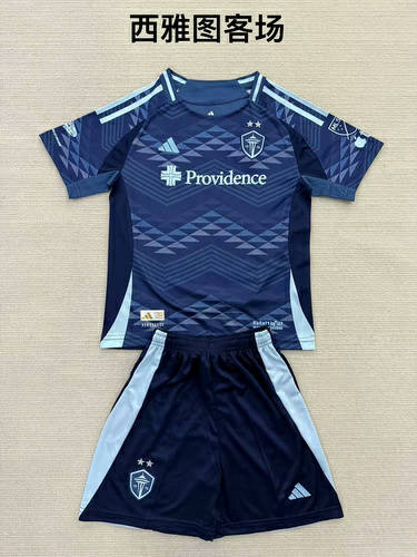 25-26 Seattle Away Kids Cheap Soccer Jerseys
