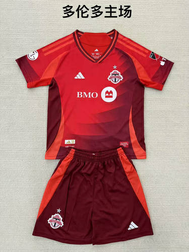 25-26 Toronto Home Kids Cheap Soccer Jerseys