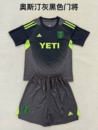 25-26 Austin Goalkeeper Kids Cheap Soccer Jerseys