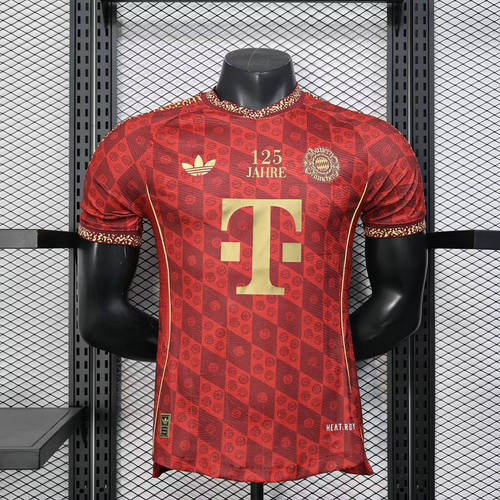 25-26 Bayern 125th Anniversary Player Version Cheap Soccer Jerseys 