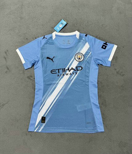 25-26 Manchester City Home Women Cheap Soccer Jerseys