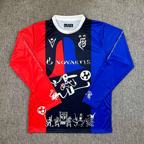 25-26 Basel Long Sleeve Cheap Soccer Jerseys