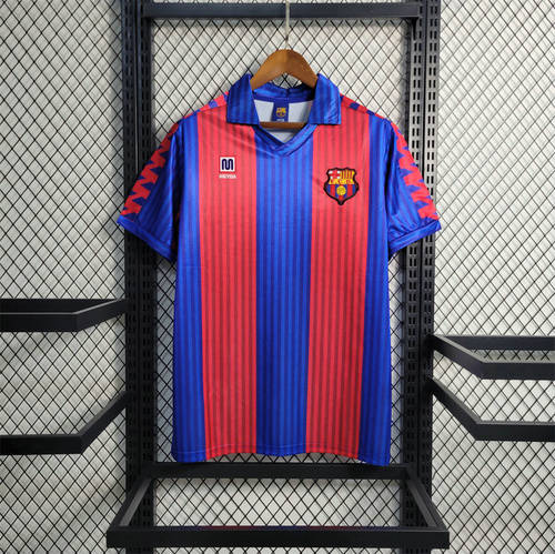 91-92 Barcelona Home Cheap Soccer Jerseys