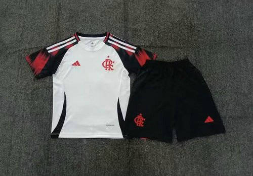 25-26 Flamengo Away Kids Cheap Soccer Jerseys