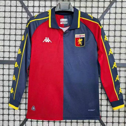 25-26 Genoa Long Sleeve Cheap Soccer Jerseys