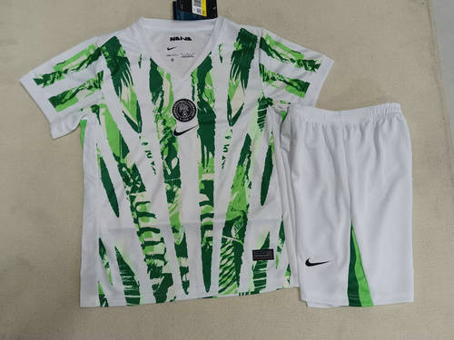 25-26 NIgeria Home Kids Cheap Soccer Jerseys