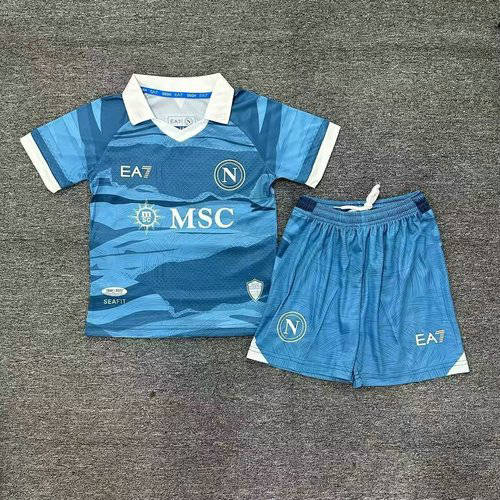 25-26 Napoli Fourth Kids Cheap Soccer Jerseys