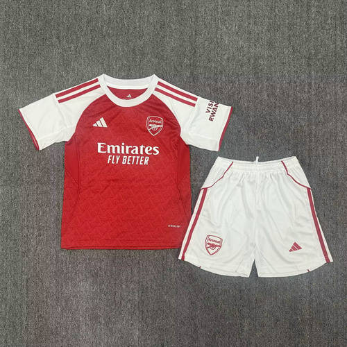 25-26 Arsenal Home Kids Cheap Soccer Jerseys 