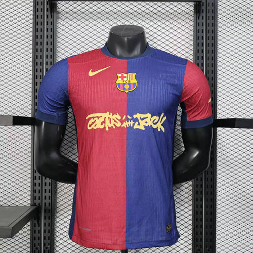 25-26 Barcelona Home Player Version Cheap Soccer Jerseys