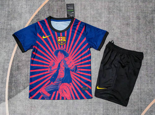 25-26 Barcelona Special Kids Cheap Soccer Jerseys