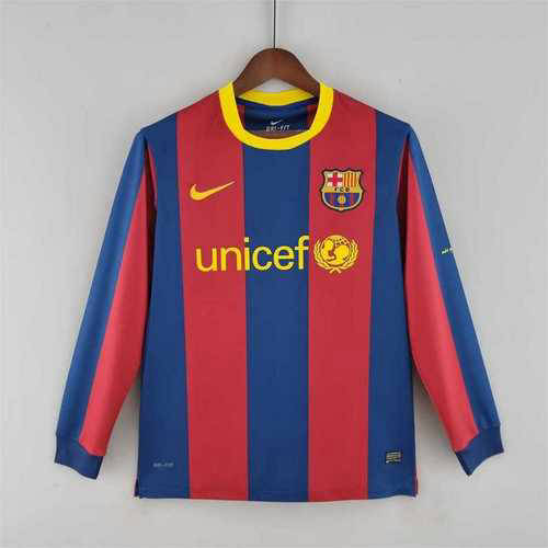 2006 Barcelona Home Long Sleeve Cheap Soccer Jerseys