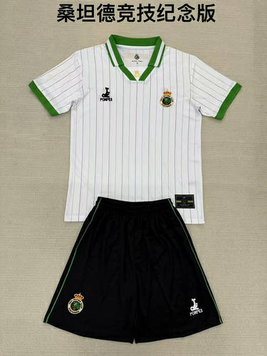 25-26 Racing de Santander Kids Cheap Soccer Jerseys 