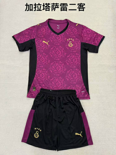 2025 Galatasaray Third Kids Cheap Soccer Jerseys