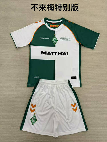 25-26 Werder Bremen Special Kids Cheap Soccer Jerseys