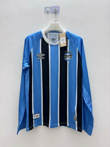 25-26 Gremio Home Long Sleeve Cheap Soccer Jerseys