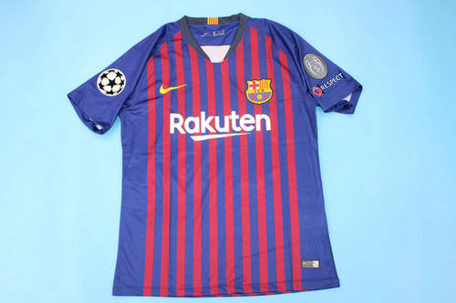 18-19 Barcelona Home Retro Cheap Soccer Jerseys