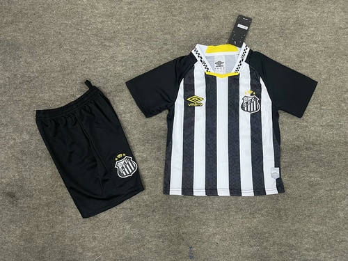 25-26 Santos Away Kids Cheap Soccer Jerseys