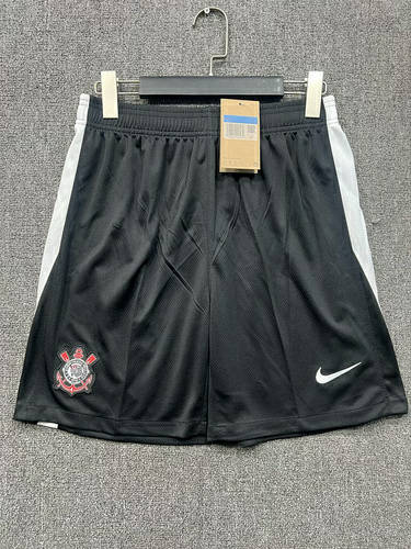 25-26 Corinthians Home Soccer Shorts