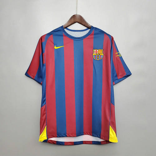 05-06 Barcelona UEFA Champions League Home Cheap Soccer Jerseys