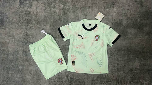 25-26 Portugal Away Kids Cheap Soccer Jerseys