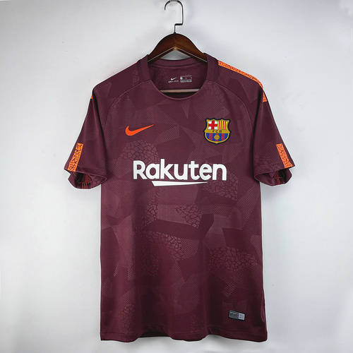 17-18 Barcelona Third Retro Cheap Soccer Jerseys