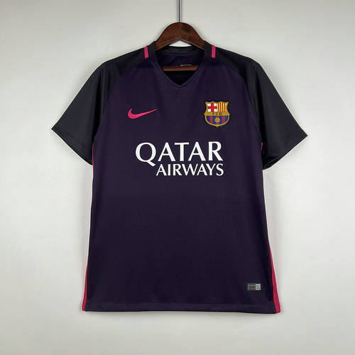 16-17 Barcelona Away Retro Cheap Soccer Jerseys