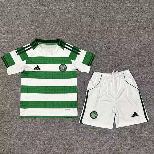 25-26 Celtic Home Kids Cheap Soccer Jerseys