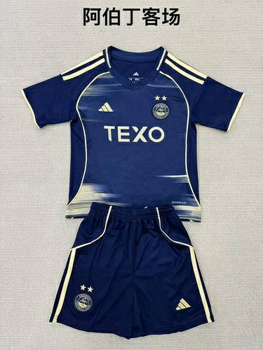 25-26 Aberdeen Away Kids Soccer Jerseys