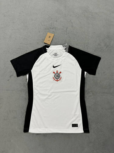 25-26 Corinthians Home Women Cheap Soccer Jerseys