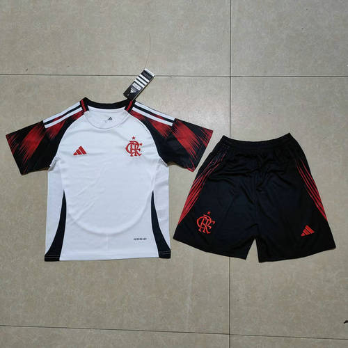 25-26 Flamengo Away Kids Cheap Soccer Jerseys