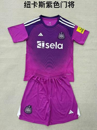 25-26 Newcastle United Goalkeeper Kids Cheap Soccer Jerseys