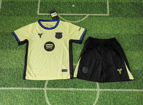 25-26 Barcelona Special Kids Cheap Soccer Jerseys