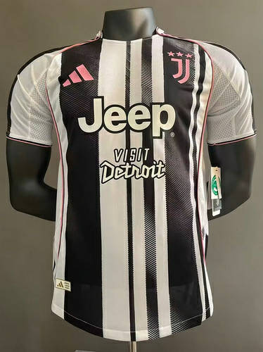 25-26 Juventus Home Player Version Cheap Soccer Jerseys