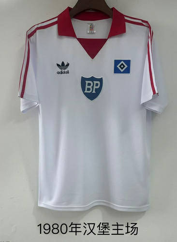 1980 Hamburger Home Retro Cheap Soccer Jerseys