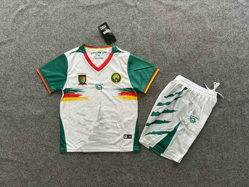 25-26 Cameroon Home Kids Cheap Soccer Jerseys