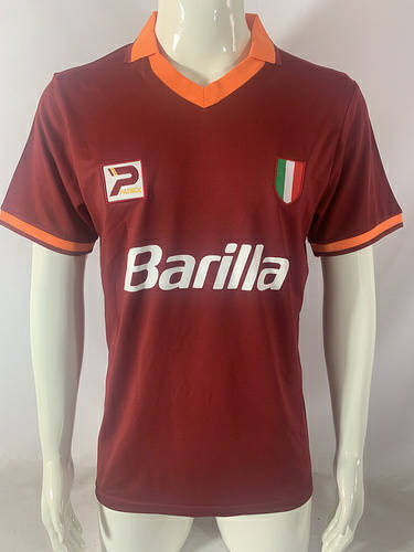 83-84 Roma Home Retro Cheap Soccer Jerseys 