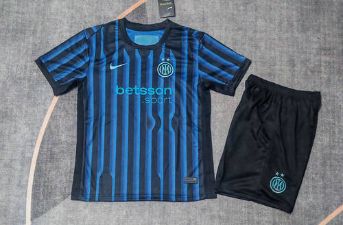 25-26 Inter Milan Home Kids Cheap Soccer Jerseys