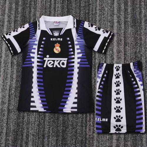 97-98 Real Madrid Third Kids Cheap Soccer Jerseys