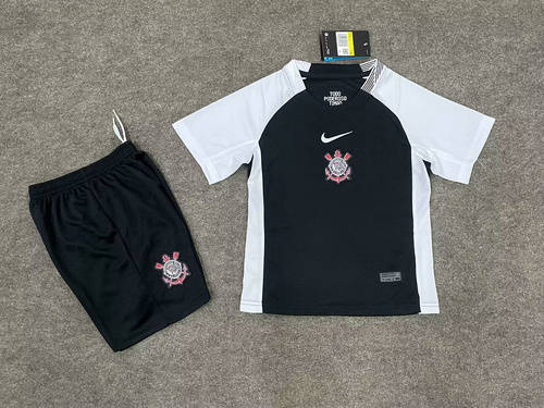 25-26 Corinthians Away Kids Cheap Soccer Jerseys
