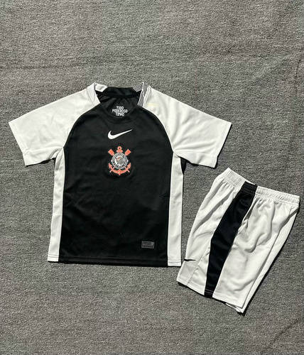 25-26 Corinthians Away Kids Cheap Soccer Jerseys