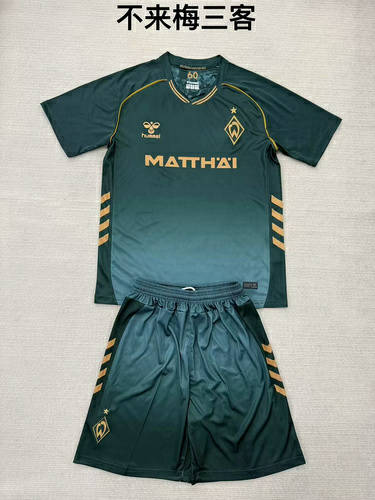 25-26 Werder Bremen Fourth Kids Cheap Soccer Jerseys